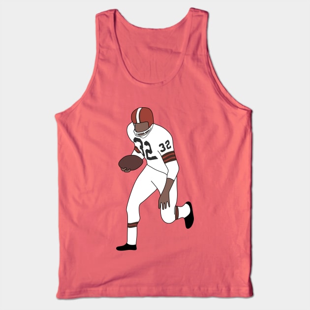 brown the number 32 Tank Top by rsclvisual